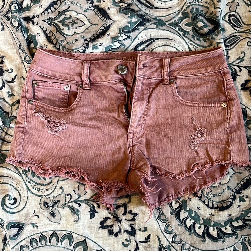 American Eagle Dusty Pink Shorts
